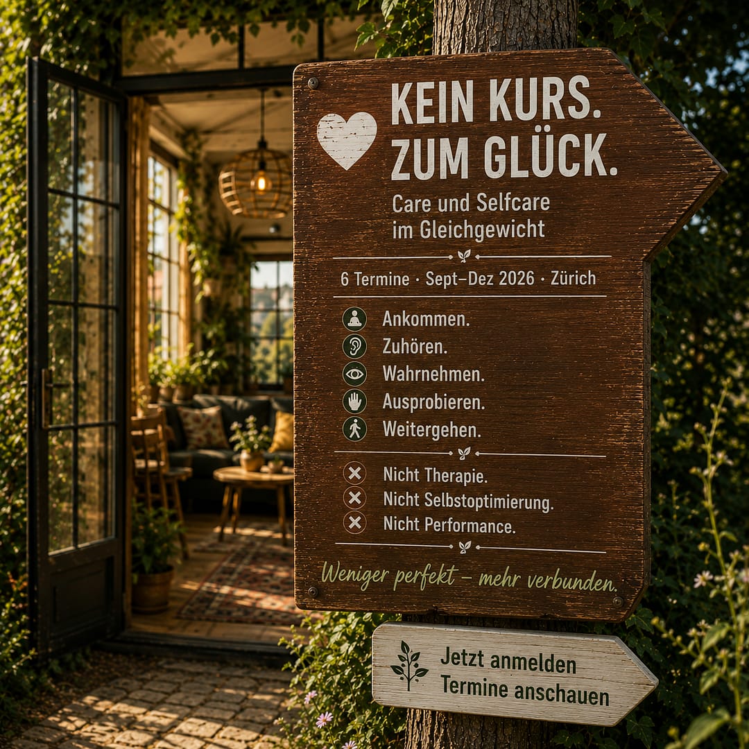 KEIN KURS. ZUM GLÜCK. Der Anti-Kurs.
